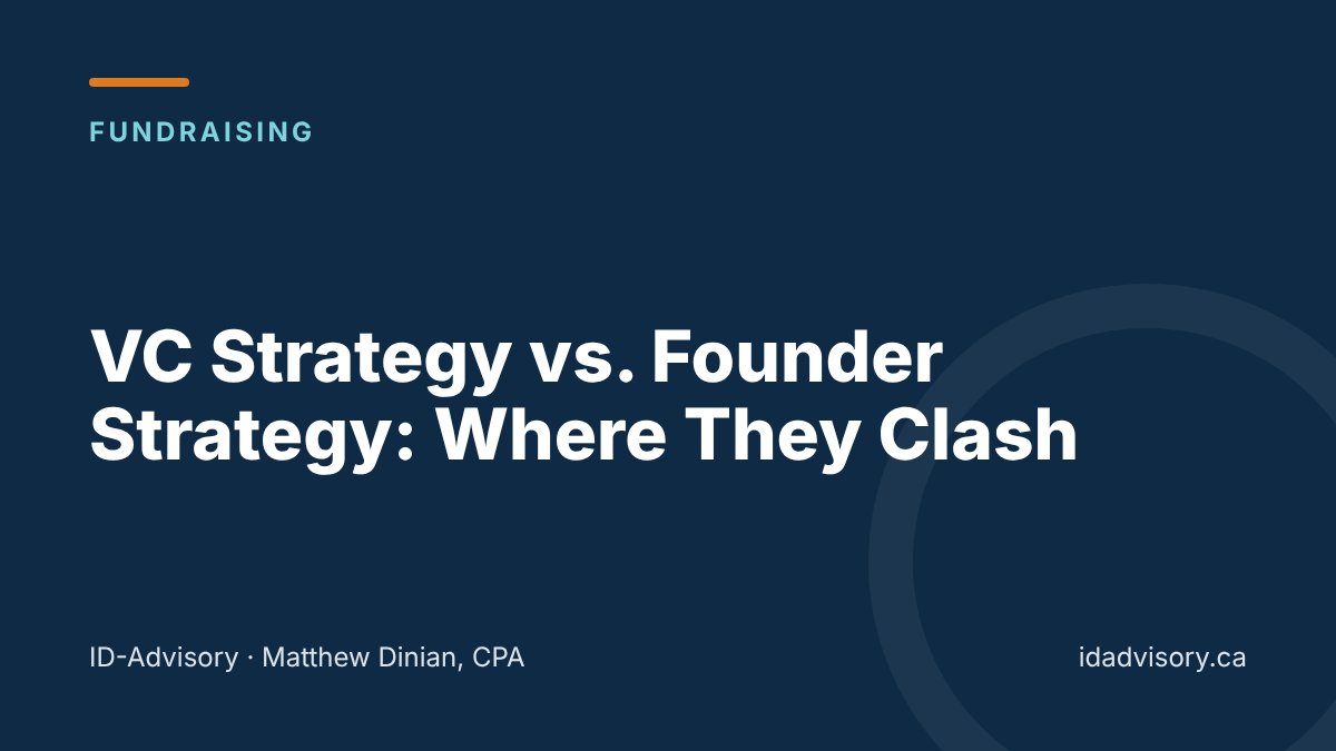 VC Strategy vs. Founder Strategy: Where They Clash and How to Find the Right&nbsp;Investor